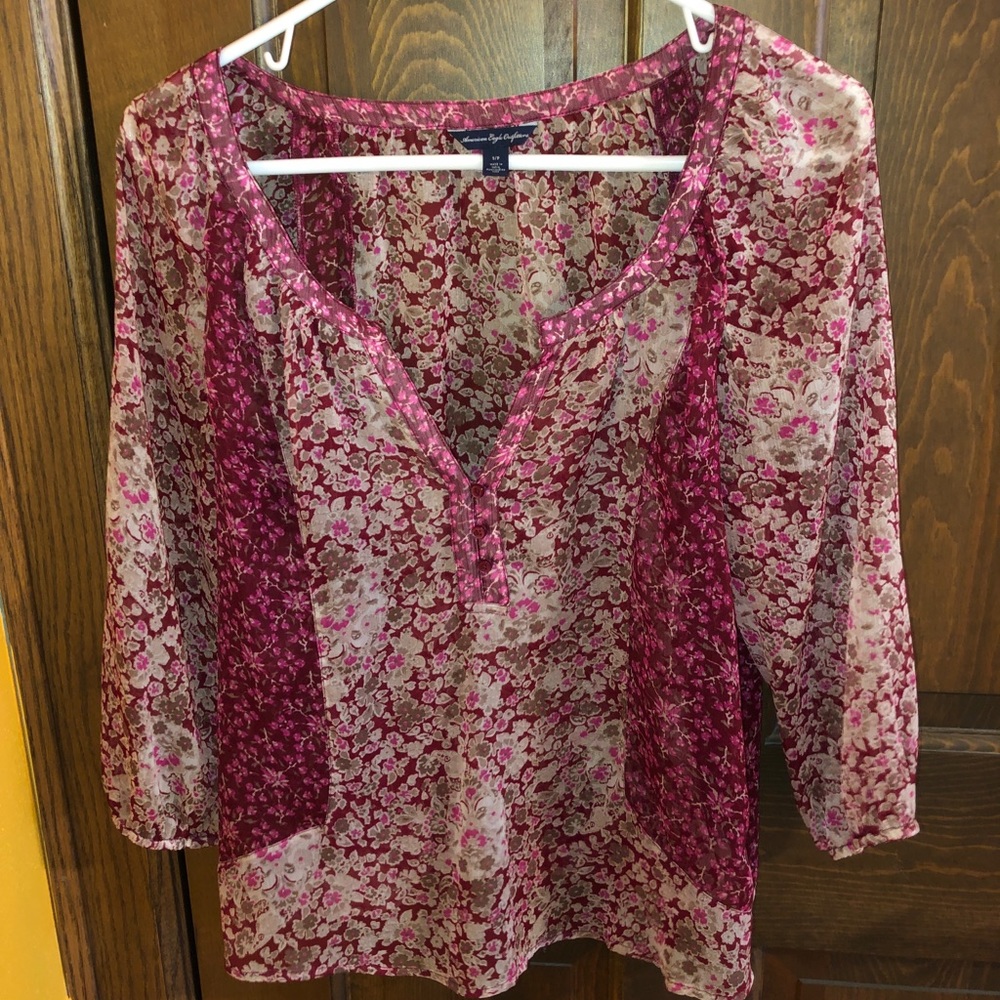Flowery blouse